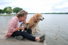 Checking out the water.