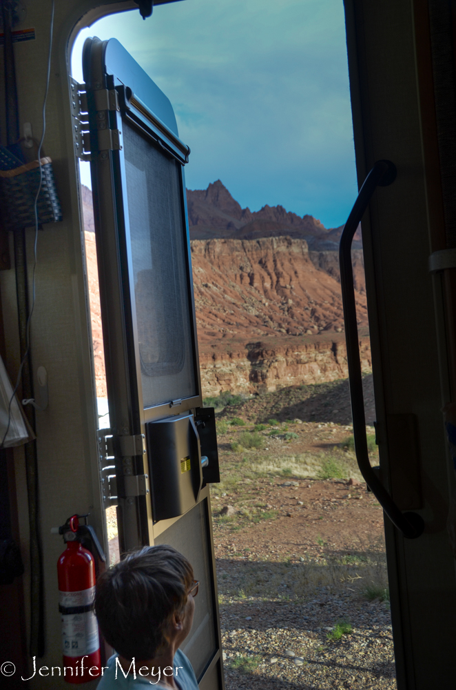 And the door view. What a setting.