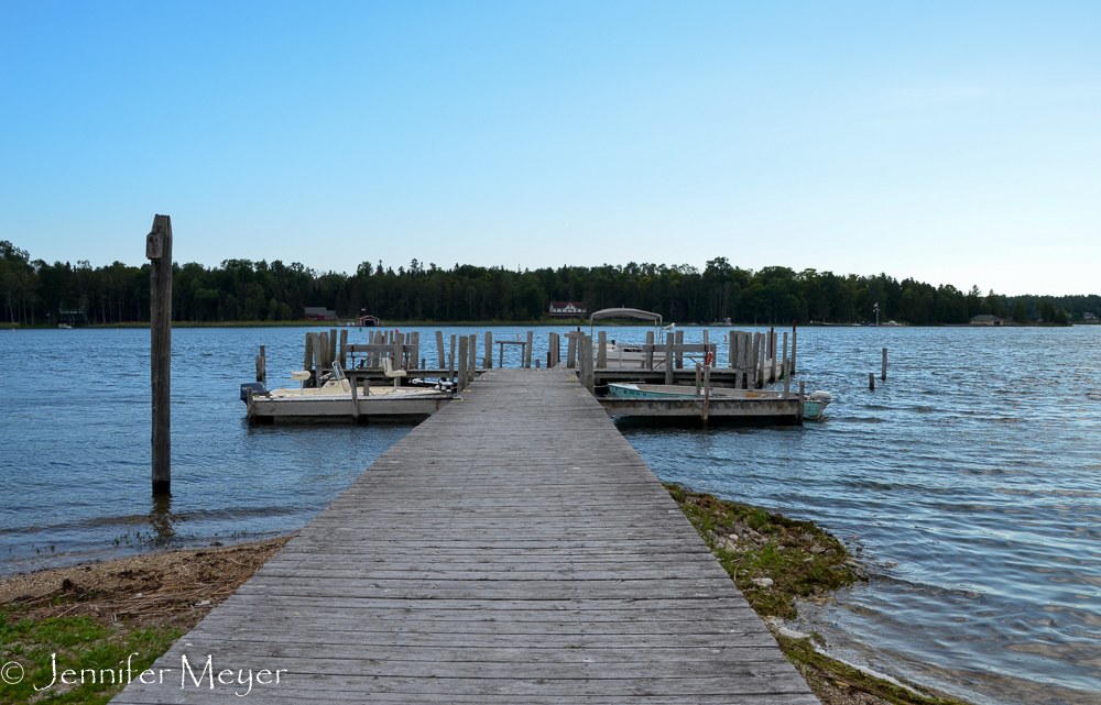 ...but we were right on Lake Huron.