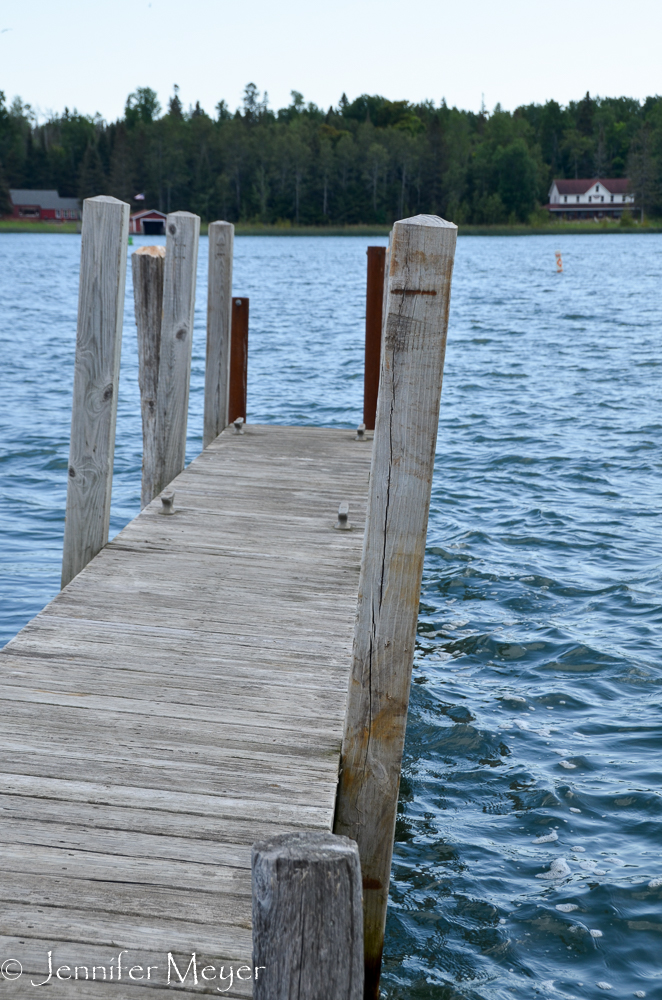 We hung out on the dock a bit.