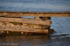 Interesting dock foundation.