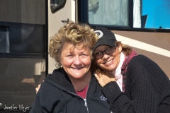 Andrea came to say goodbye.
