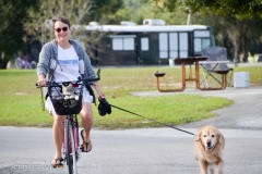 I took the fur kids for a bike ride.
