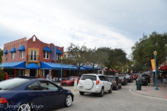 A bit of traffic on this Saturday in Del Rey.