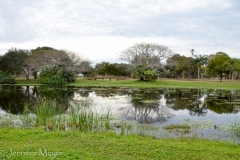 I went for a long bike ride around the lake.