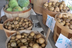 The next day, we stopped at a farmer's market.