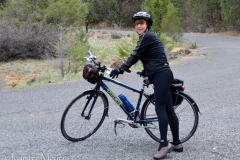 In the morning, I attempted a frigid bike ride, but it was just too cold and windy to go far.