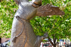 More modern day St. Francis statue.