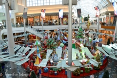 Second level view of the Santa arena.