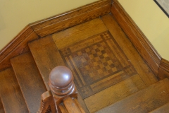 I can imagine kids playing checkers on the stairs.