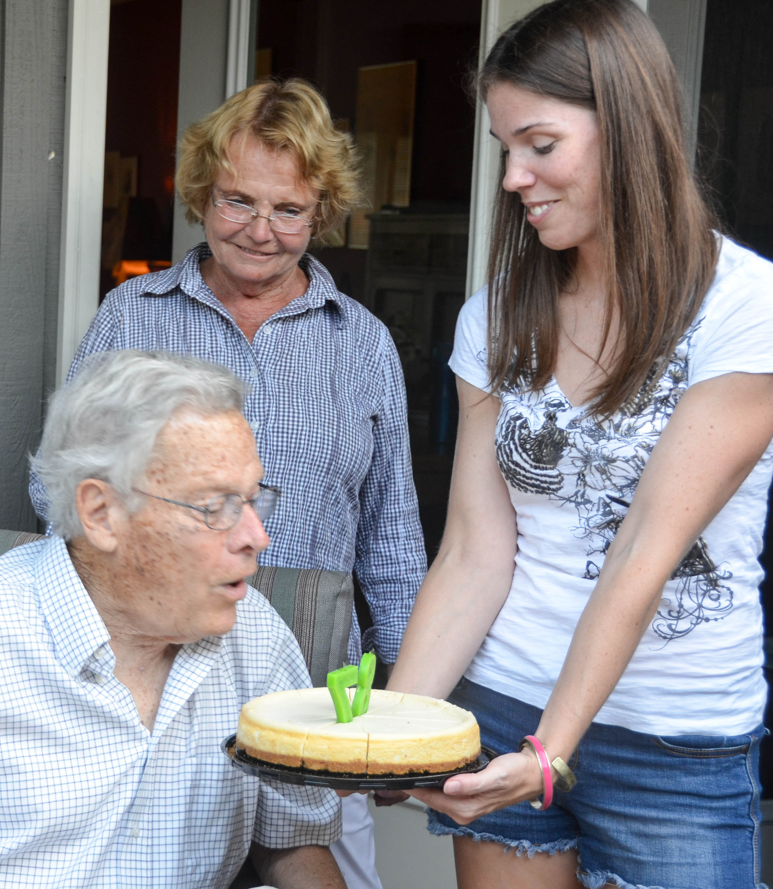Birthday cheesecake,