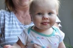 The day before Dad's surgery, some neighbors dropped by.