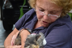 Neighbor Sharon with Gypsy.