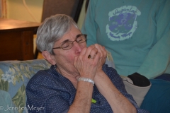Ellen plays a mean harmonica.